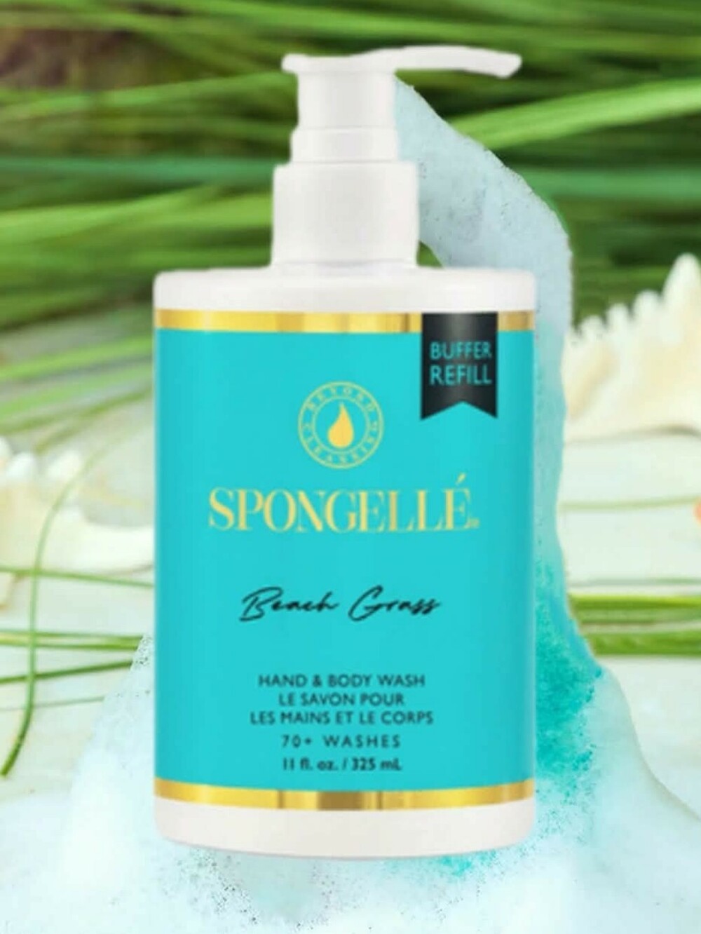 Spongelle Beach Grass Hand & Body Wash *Brand new, 325 ml/ 7oz.